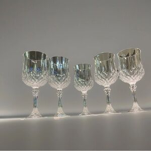Elegant Crystal Wine Glass Set
